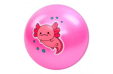 М'яч дитячий "Аксолотль" MS 3736(Pink) 9 дюймів, 60 грам