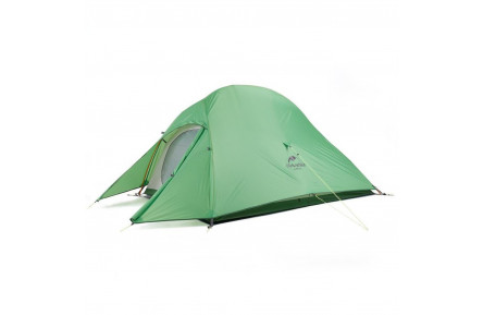 Намет надлегкий одномісний з футпринтом Naturehike Cloud Up 1 Updated NH18T010-T, 210T, зелений