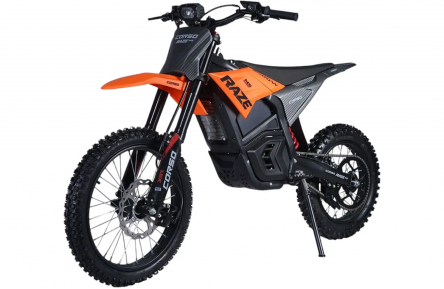 Диртбайк электрический Corso Raze M5 M5/79018 (2500Вт литиевый 72В 25Ач) 14"/17" черно-оранжевый