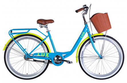 Велосипед ST 26" Dorozhnik LUX Velosteel рама-17" голубой 2025