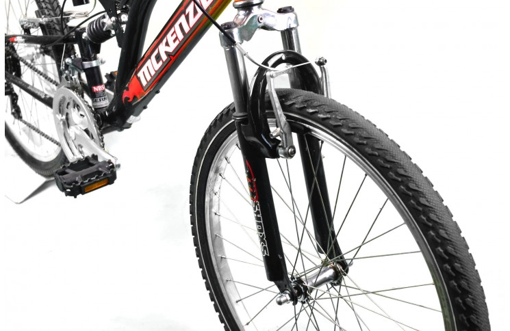 Підлітковий велосипед McKenzie Hill 100 24" XS чорно-помаранчевий Б/В