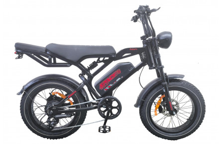 Велосипед з електроприводом 20" ST SPACE POLARIS (new) DD FR рама-21" 48 B 15 А*г 1000 Вт чорний 2026