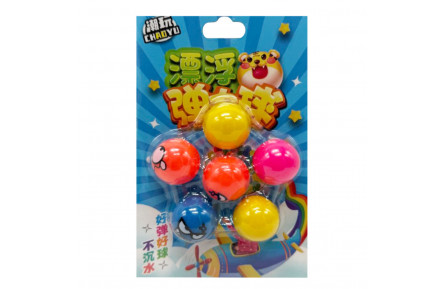 Набір м'ячиків стрибунів "Смайлики" DZ596-S 6 штук