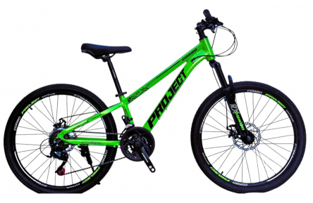 Велосипед Corso 24" Project PJ-24505 рама алюминиевая 11", оборудование SunRun 21 скорость