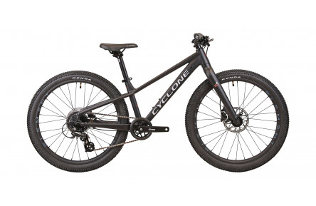 Велосипед CYCLONE ULTIMA 24 (2025) 24" 12" Черный (матовый)