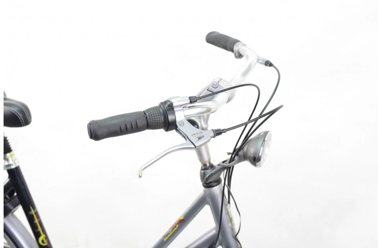 Городской велосипед Gazelle Touche 28" M/54 черно-серый Б/У
