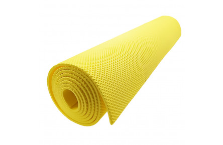 Йогамат, килимок для йоги M 0380-1 матеріал EVA  Жовтий