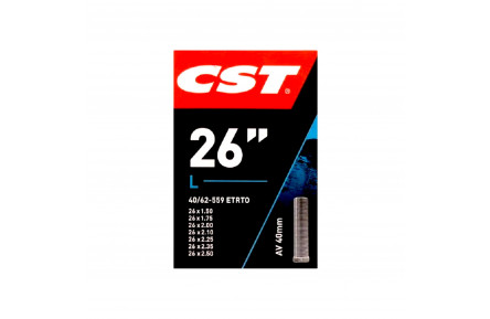 Камера велосипедная CST Inner tube 26x1.75-1.90-2.30 ETRTO 40/62-559