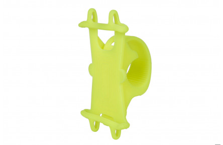 Держатель для смартфона силиконовый BC-B711 универсальный 4"-5 5" желтый