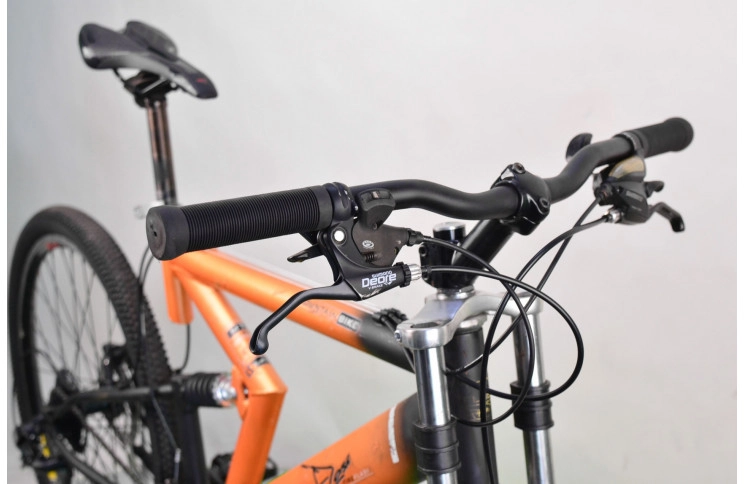 Двопідвісний велосипед Fire Flash Mountain Bike 26" M помаранчево-чорний Б/В