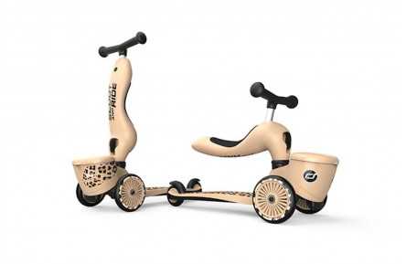 Самокат Scoot and Ride серии Highwaykick-1 Lifestyle леопард, 1-5 лет