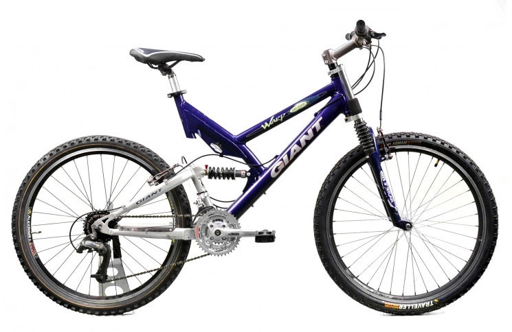 Двопідвісний велосипед Giant Warp DS 300 26" XL синьо-сірий Б/В