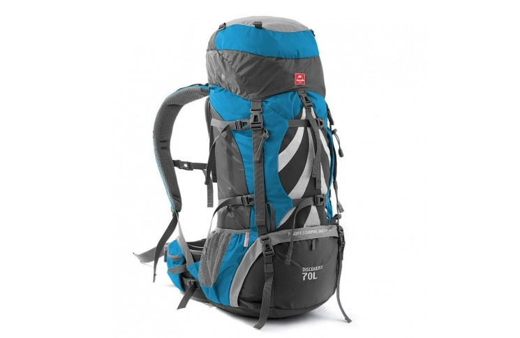 Рюкзак туристичний Naturehike NH70B070-B, 70 л + 5 л, блакитний