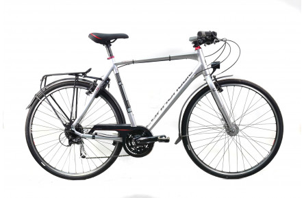 Гибридный велосипед Cannondale Cessoro man silver 28" XL cеребристый Б/У