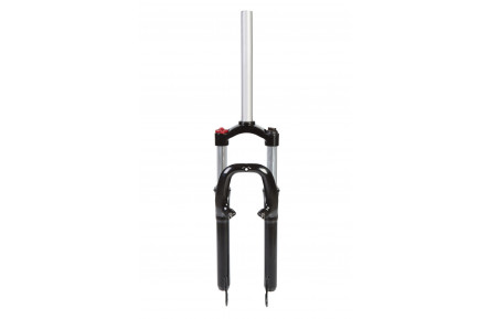 Вилка 26" FSD LJ-536M 1-1/8" AM disc/v-br с локаутом черная