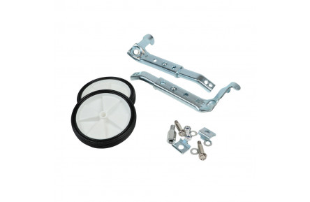 Опорні колеса Пластик з фіксат. за перо рами 24" FSK-BH-204 бiлий з чорним