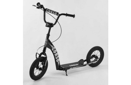 Самокат CR-T 1707 "Corso" надувные колеса 12", ручной передний тормоз