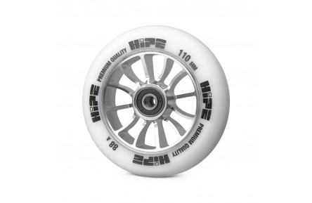Колесо для трюкового самоката Hipe H01 110мм, silver/white