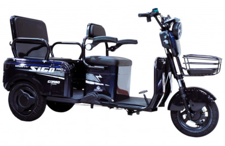 Електричний трицикл Corso SIG-8 Pro SP (1200Вт графеновий 72В 28Аг) 10"