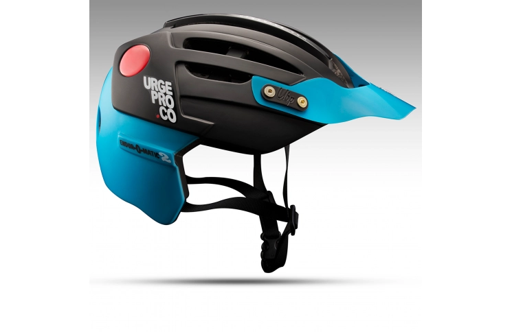 Шлем Urge Endur-O-Matic 2 черно-голубой S/M, 54-57 см