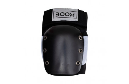 Защита для колен Boom Solid Black/Silver S