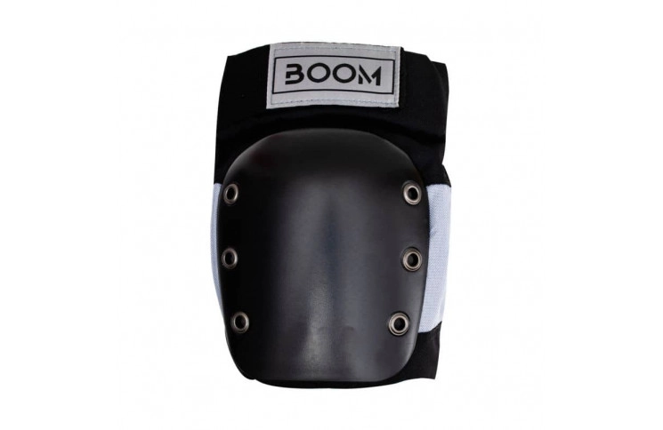 Захист для колін Boom Solid Black/Silver S