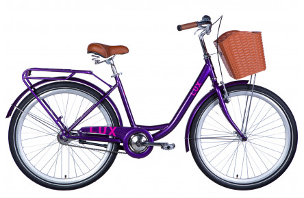 Велосипед ST 26" Dorozhnik LUX Velosteel рама-17" сливовий 2026