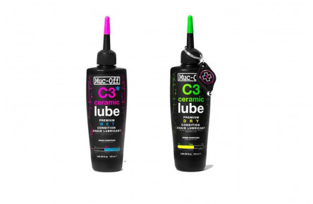 Мастило для ланцюга комплект MUC-OFF C3 CERAMIC DRY+WET 120 мл