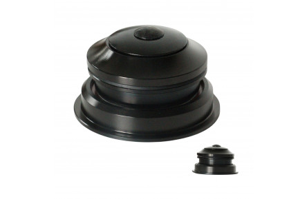 Рульова колонка безрізьбова напівінтегр. 1-1/8”-1.5” чорний Kenli KL-B330 з прехідником під конусний стакан для вилки  (30)