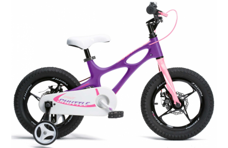 Детский велосипед RoyalBaby Space Shuttle Magnesium 18" 9" фиолетовый