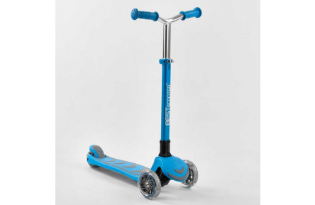 Самокат трехколесный Best Scooter Y-00180, голубой