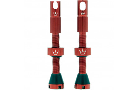 Ніпелі Peaty's x Chris King Tubeless Valves, 42mm, Red