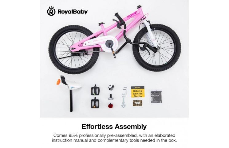 Велосипед RoyalBaby FREESTYLE 7TH 18" рожевий