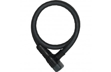 Замок трос панцирний ABUS 6615K/85/15 Microflex Black SCLL