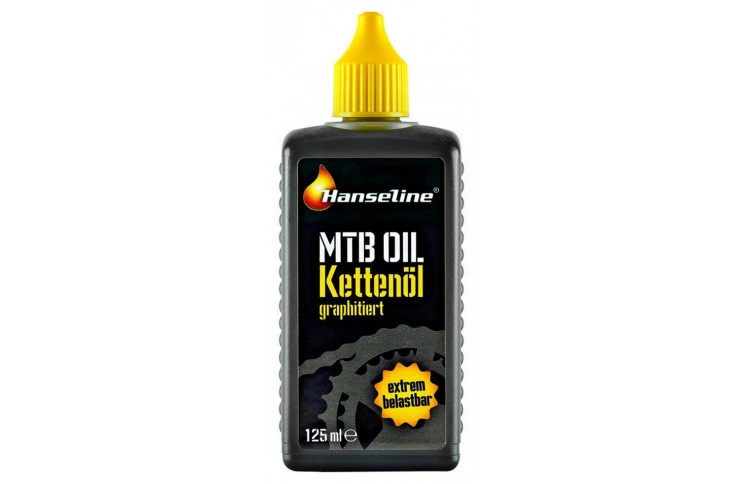 Мастило для ланцюга графітне Hanseline MTB-Oil 125 мл