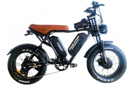 Электрофетбайк Corso Vulcan 20" L-89127-316 (2х1000Вт 2-аккумуляторы 48В 18Ач) черный