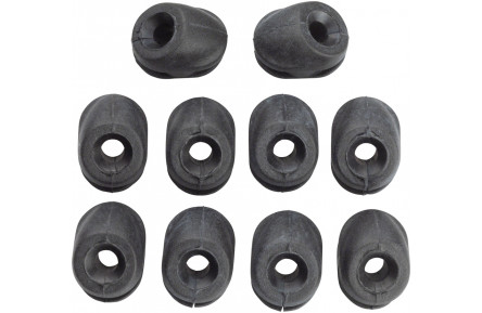 Заглушка и направляющие в раму JAGWIRE CHA158, 3mm Shimano Di2 (8mm Frame), черные (10шт)