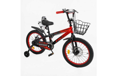 Велосипед 2-х колісний 18" "Corso Falcon" FL-18214 сталь, дод. колеса,