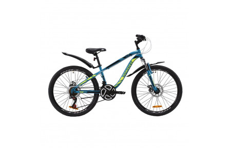 Підлітковий велосипед Discovery Flint AM DD 2020 24" 13" блакитний