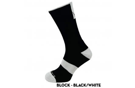 Носки Peaty's AW25 ShredSock - Block, Black/White, 10