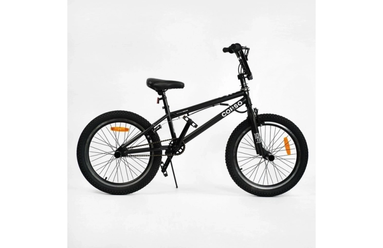 Велосипед трюковий 20" Corso BMX-3618, чорний