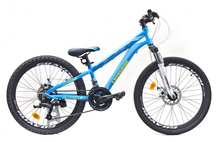 Підлітковий велосипед Crossride Blast 24" XXS/28 блакитний Б/В