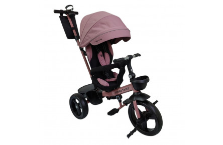 Велосипед дитячий триколісний MT 1001-1 Mauve Pink з батьківською ручкою