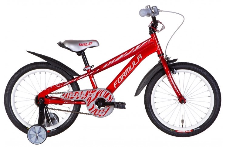 Велосипед Formula WILD 2022 18" 9" червоний з сірим
