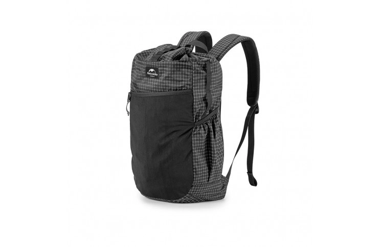 Рюкзак туристичний Naturehike NH20BB206, 20 л, графіт в клітинку