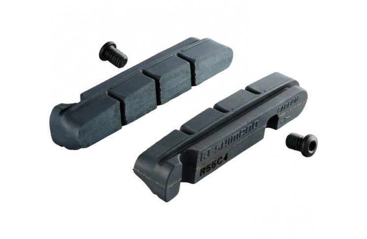 Тормозные резинки Dura-Ace R55C4 кассетные. фиксация, для карбон обода (комплект 2 пары)