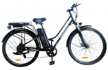 Электровелосипед Corso Freedom 29" дюймов FD-37018 (500Вт 48В 13Ач) 7 скоростей, фиолетовый