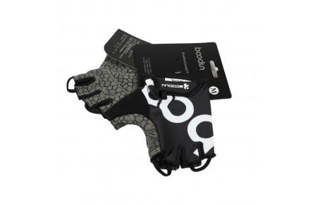 Рукавички велосипедні BEcool 2140018 чорний з білим М AM (брендоване пакування)