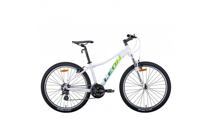 Велосипед Leon HT-Lady AM Vbr 2021 26" 17.5" бело-синий