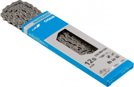 Цепь 138 зв. Shimano CN-M6100 DEORE, 12-ск., +QUICK-LINK (OEM, без упаковки)